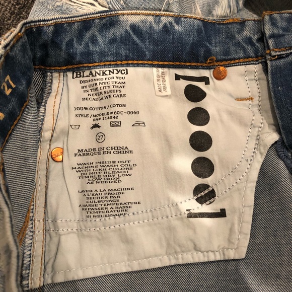 BlankNYC asymmetric denim skirt - Picture 4 of 5